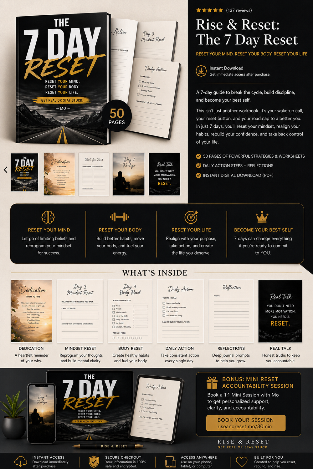 Rise & Reset: The 7 Day Reset Digital Download