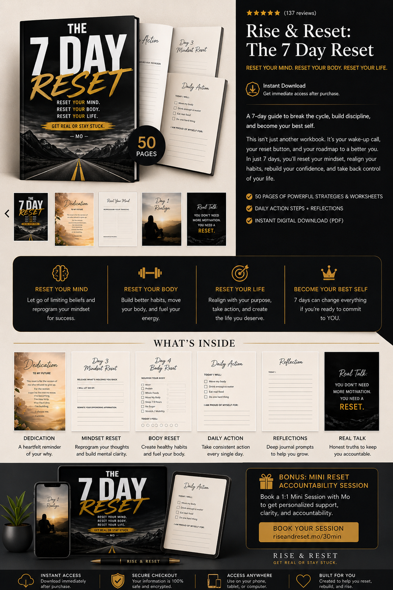Rise & Reset: The 7 Day Reset Digital Download