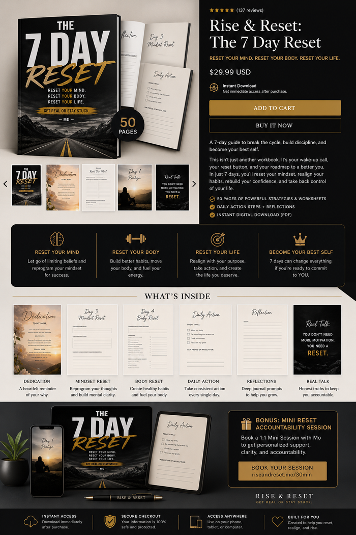 Rise & Reset: The 7 Day Reset Digital Download